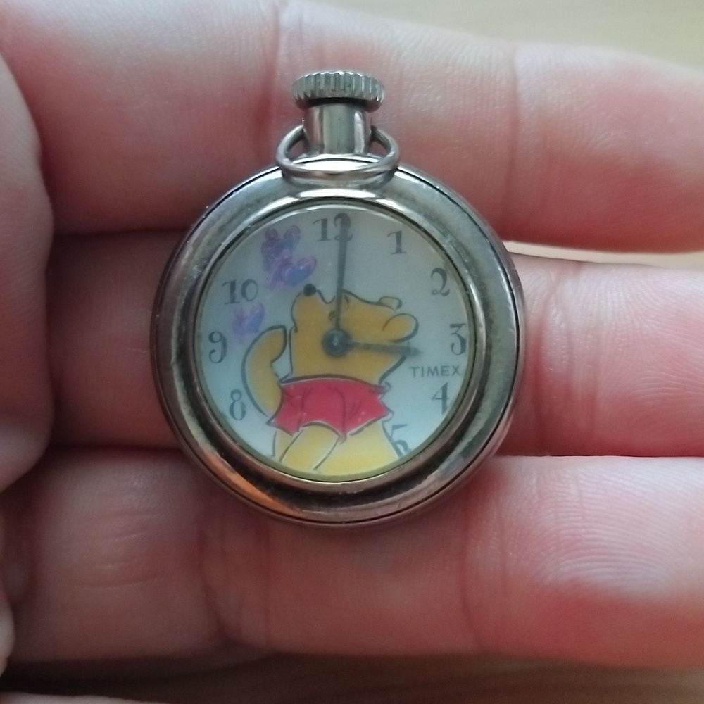 Vintage Timex Winnie the Pooh small pocket watch